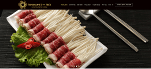 Website nhà hàng bbq