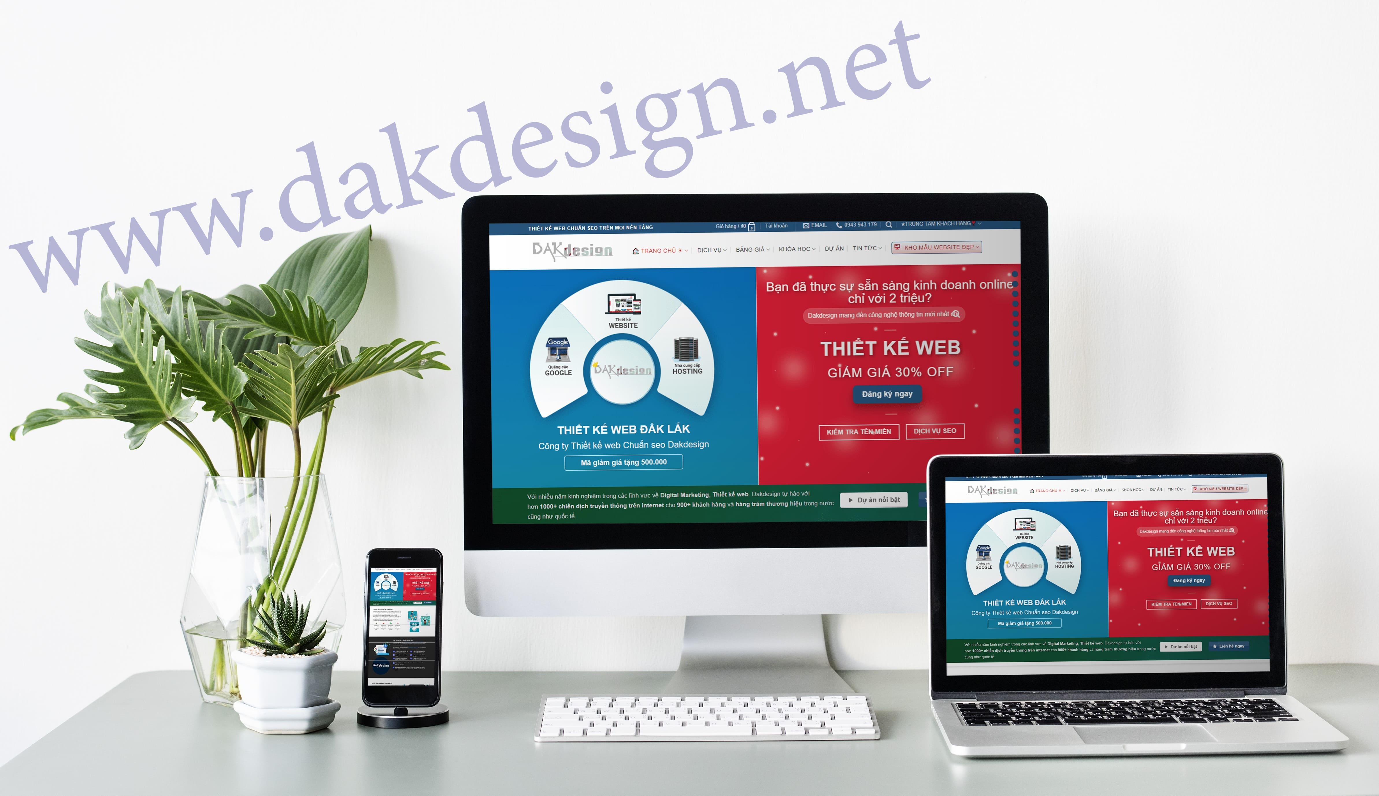 Top 10 Công Ty Thiết Kế Website Uy Tín Tại Buôn Ma Thuột, Đắk Lắk - Dakdesign - Thiết Kế Web Daklak