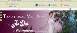 Mẫu website đồ vest nam nữ