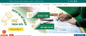 Mẫu website dịch vụ kế toán