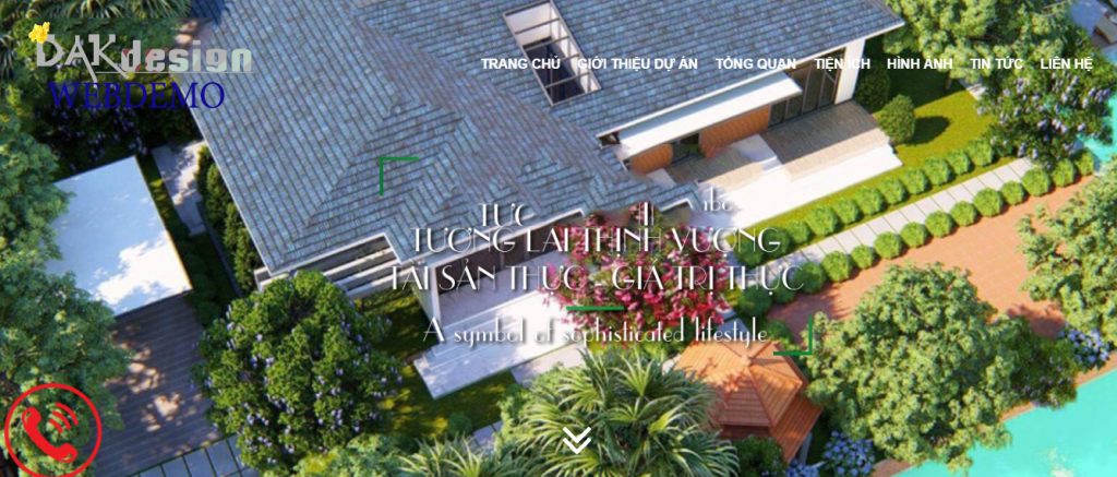 Mẫu website bất động sản