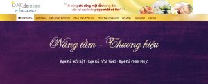 Mẫu website phun xăm thẩm mỹ