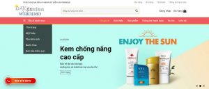 Mẫu website đồ giá rẻ