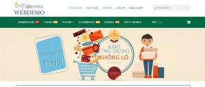 Mẫu website buôn bán theme wordpress