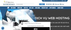 Mẫu website dịch vụ công nghệ thông tin