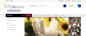 Mẫu website bán trang sức phong thủy