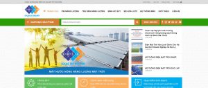 Mẫu website năng lượng mặt trời