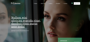 Mẫu website Actor