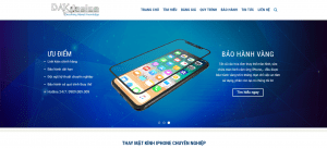 Website landing page sửa điện thoại