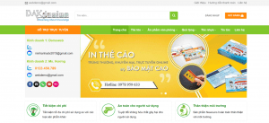 Website nhựa mica