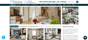 Website nội thất chuyên nghiệp