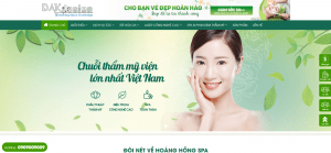 Website thẩm mỹ viện chuẩn SEO