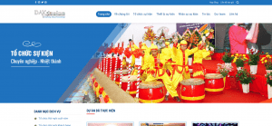 Website tổ chức sự kiện