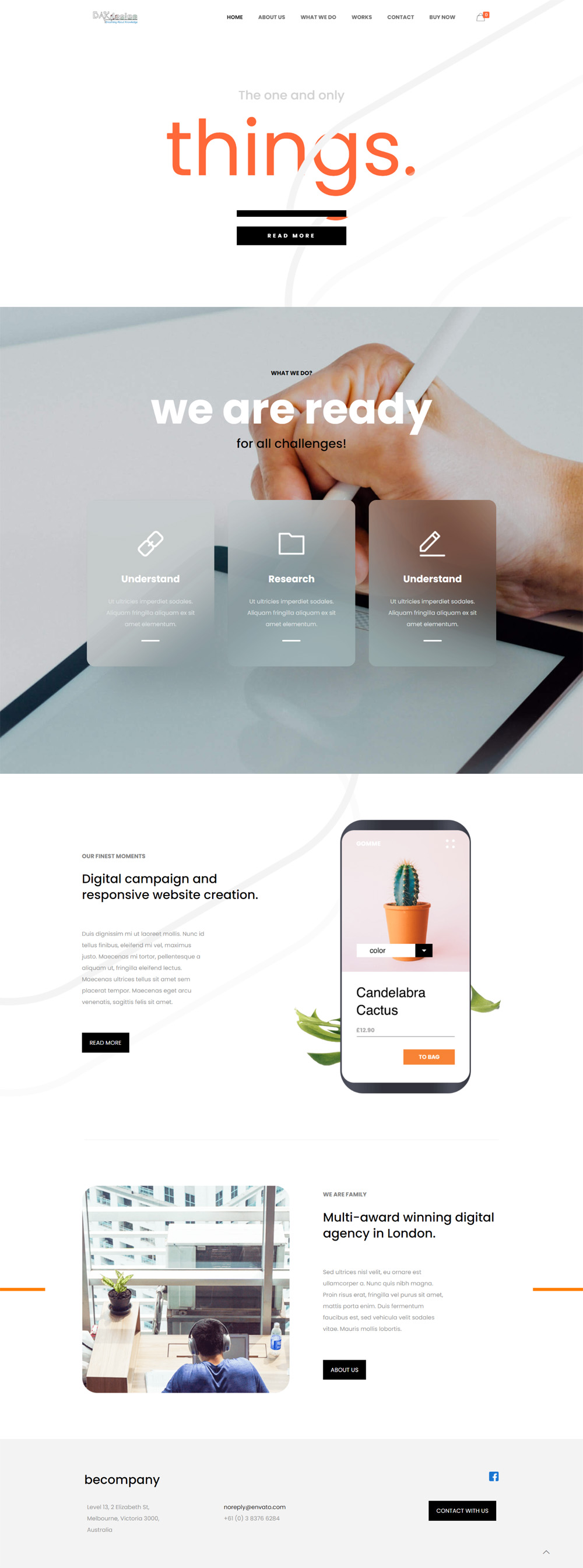Mẫu website be company