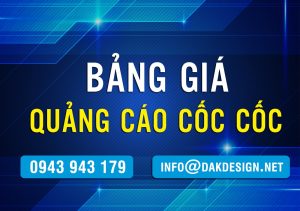 Bảng Giá Dịch Vụ Quảng Cáo Cốc Cốc