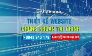 Thiết kế Website chứng khoán, tài chính