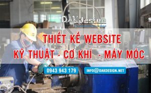 Thiết kế Website Kĩ thuật, Cơ khí, Máy móc