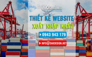 Thiết kế Website xuất nhập khẩu